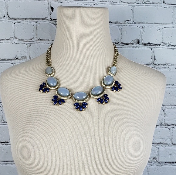 Lydell NYC statement choker blue stone - Picture 2 of 5